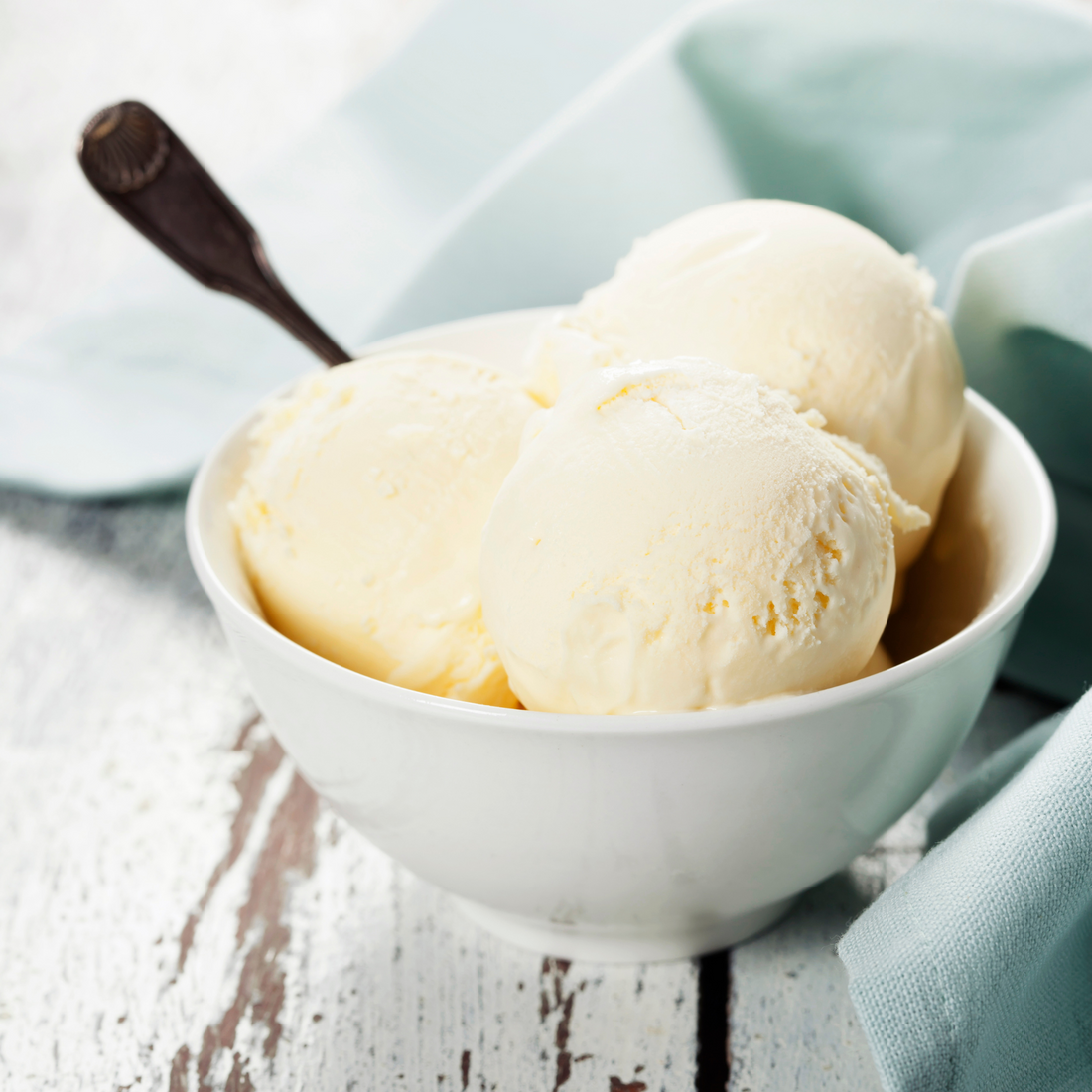 Vanilla Bean Olive Oil Ice Cream