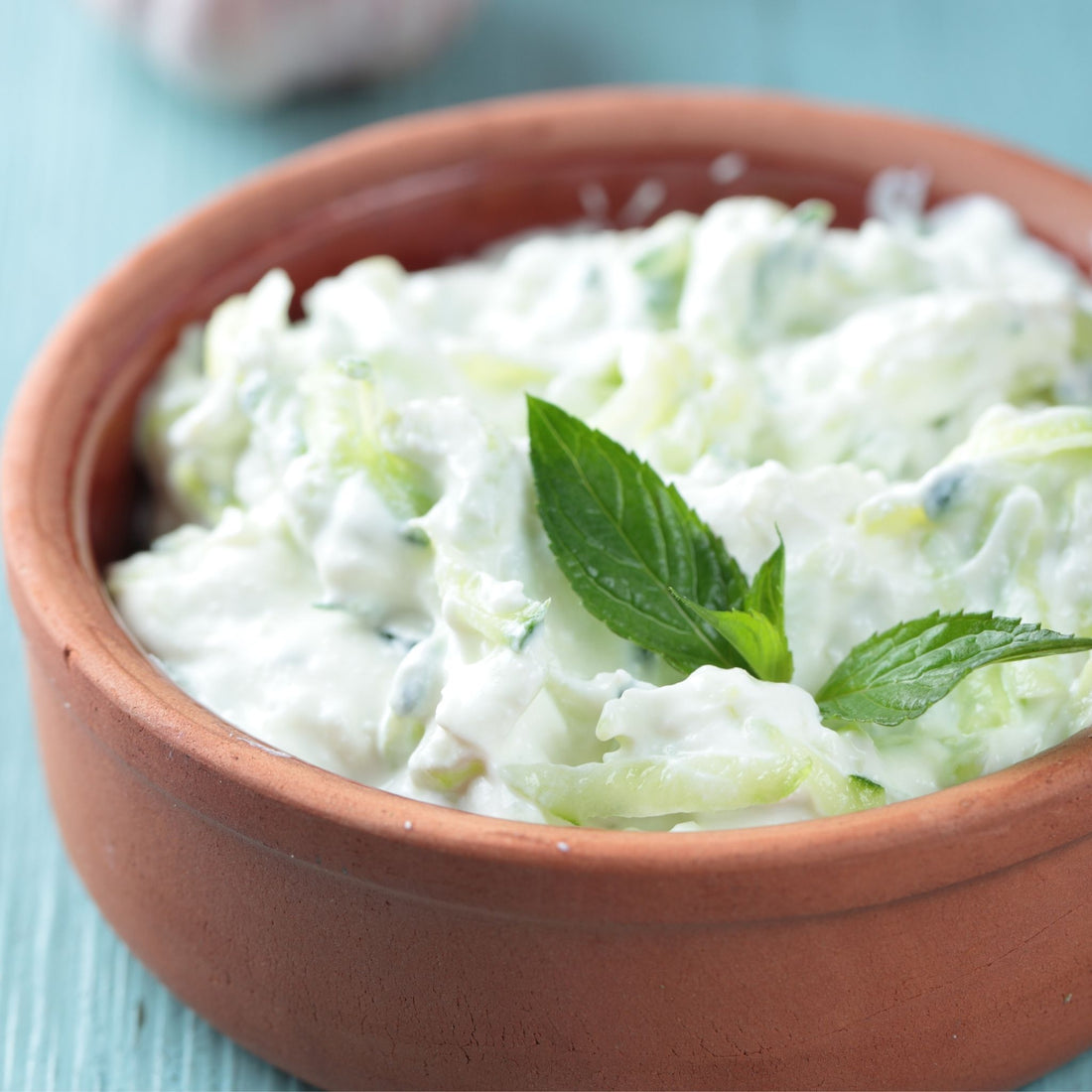 Real Tzatziki Recipe made with Rallis High Polyphenol Olive Oil