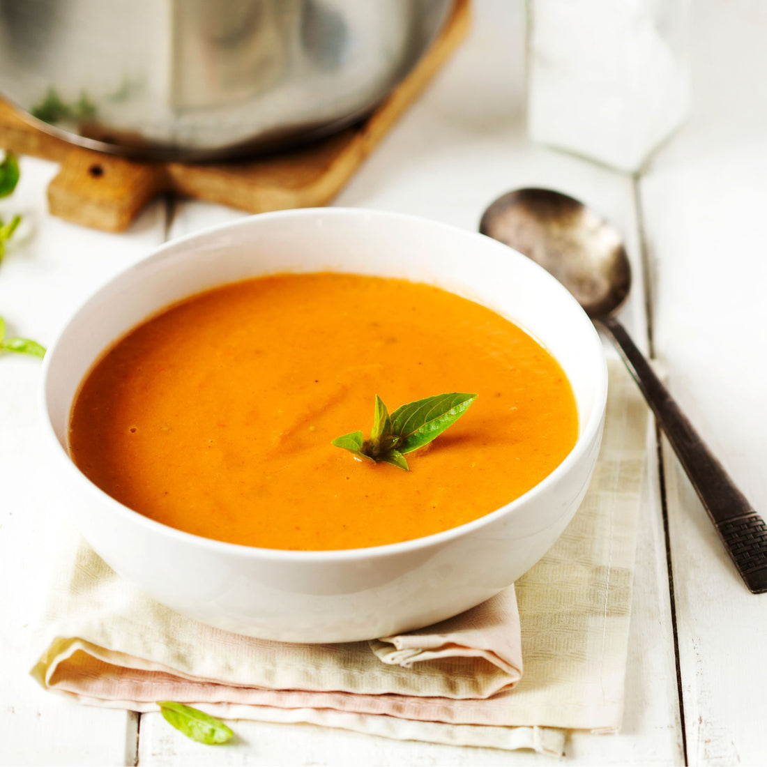Roasted Tomato Soup made with Rallis Olive Oil
