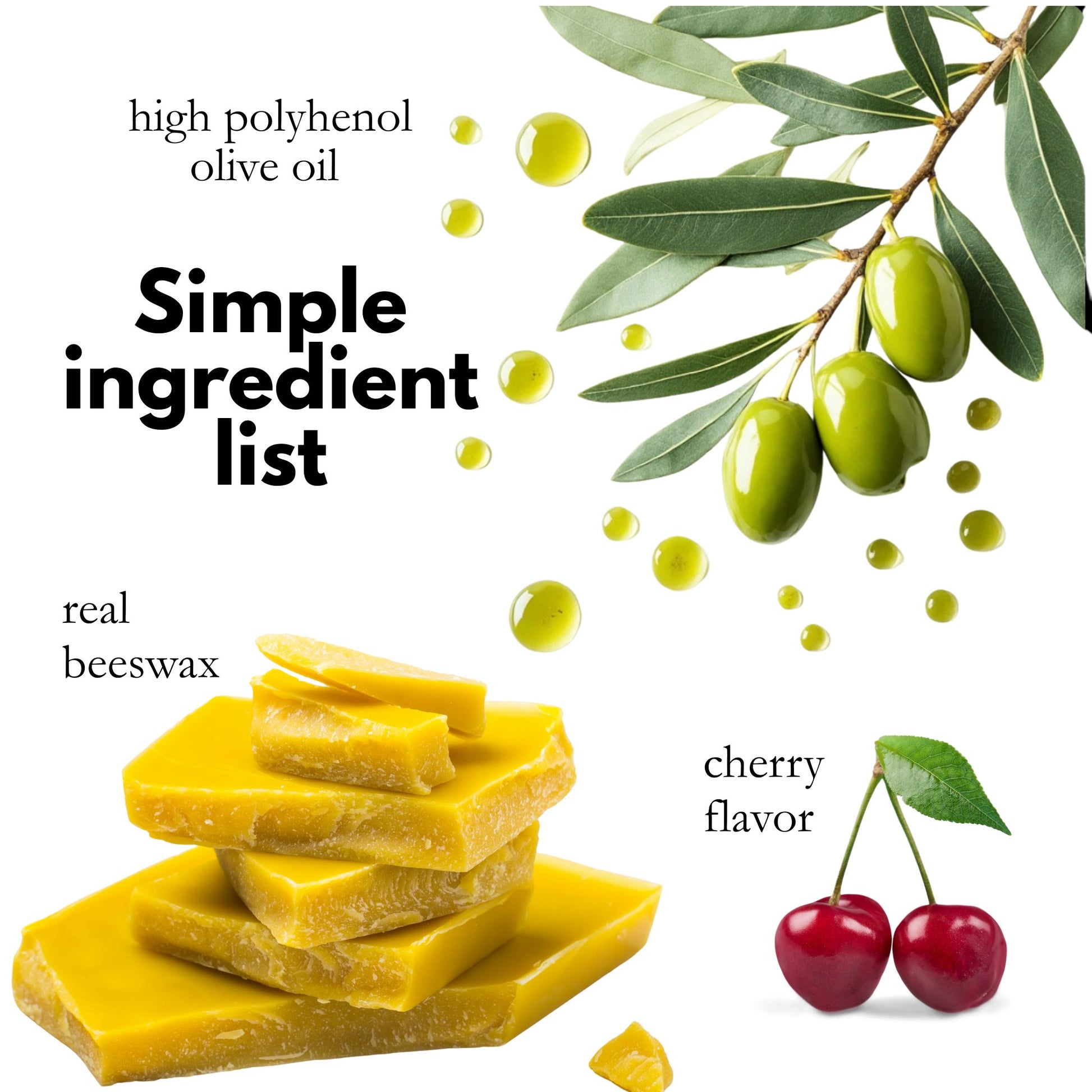 Ingredient List for Olive Farmacy's Lip Balm